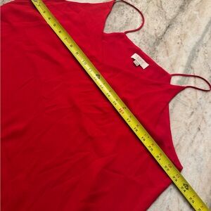 LOFT Red Camisole Top